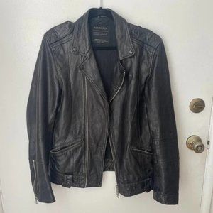 All Saints X-small leather jacket